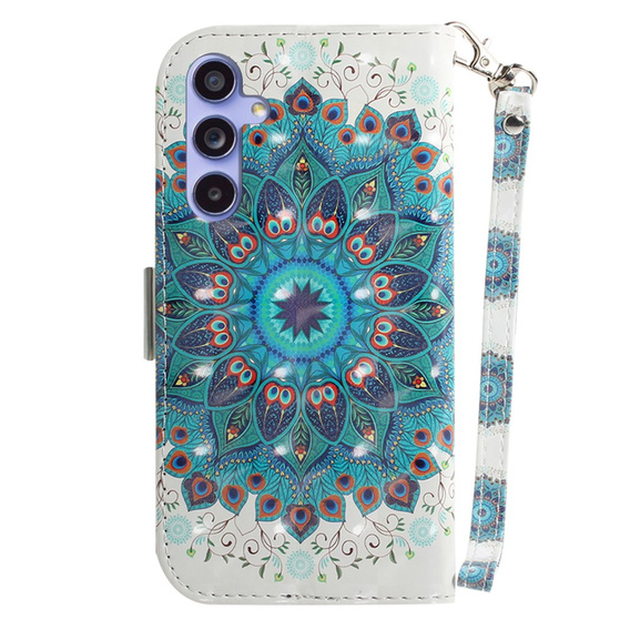Klopové pouzdro pro Samsung Galaxy A35 5G, Wallet, Mandala Flower