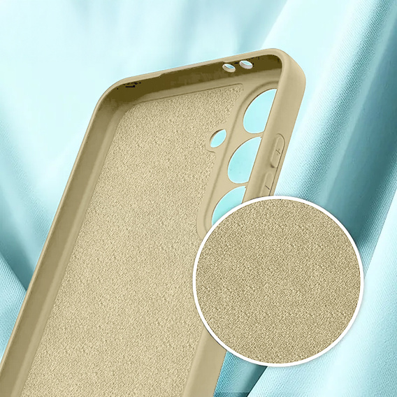 Pouzdro pro Samsung Galaxy A56 5G, Silicone Lite, béžové