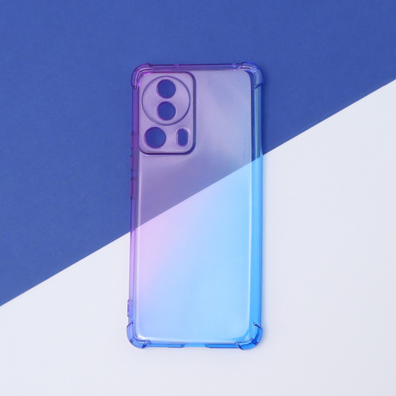 Pouzdro pro Xiaomi 13 Lite, Gradient Dropproof, Fialová / modrá