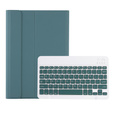 Pouzdro + klávesnice Samsung Galaxy Tab S6 Lite P610/P615 / S6 Lite 2022 10.4, Pen Slot, zelené