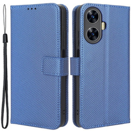 Klopové pouzdro pro Realme C55, Wallet, Smart Magnet, modré