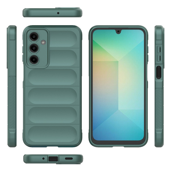 Pouzdro pro Samsung Galaxy A36, Gaming Shockproof, zelené