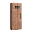 Pouzdro CASEME pro Samsung Galaxy S8, Leather Wallet Case, hnědé