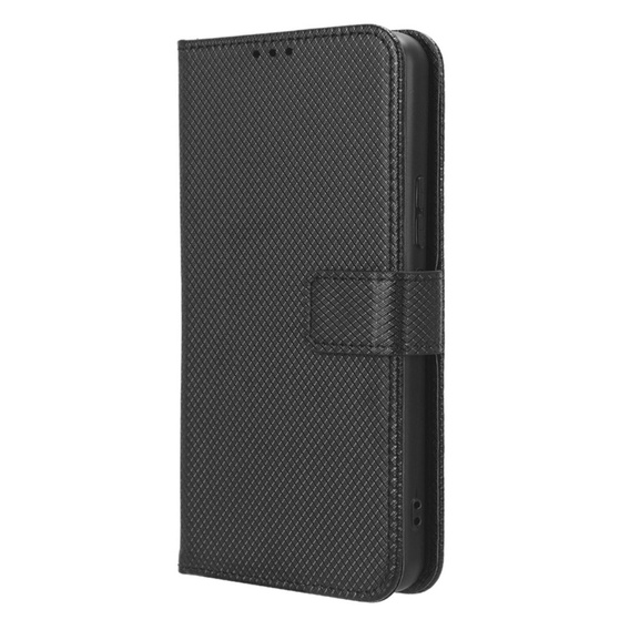 Klopové pouzdro pro Nokia C12 4G, Wallet Smart Magnet, černé