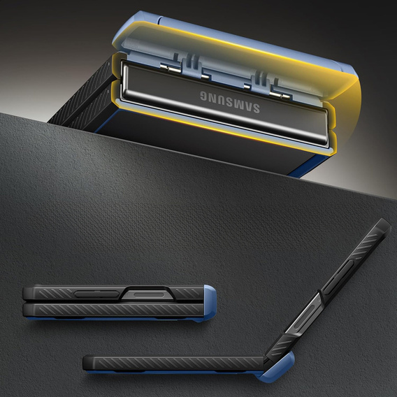 Pouzdro Tongate MECH s MagSafe pro Samsung Galaxy Z Flip7 FE / Z Flip6, zelené