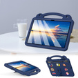Dětské pouzdro pro Samsung Galaxy Tab S10+ Plus, Cute Patterns, se stojánkem, námořnicky modré