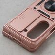 Pouzdro pro Samsung Galaxy Z Fold5 5G, CamShield Slide, růžové rose gold