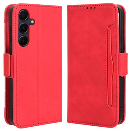 Klopové pouzdro pro Samsung Galaxy A35 5G, Card Slot, červené