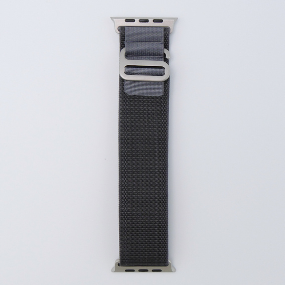 Nylonový řemínek pro Apple Watch 1/2/3/4/5/6/7/8/SE/ULTRA 42/44/45/49 mm, šedý