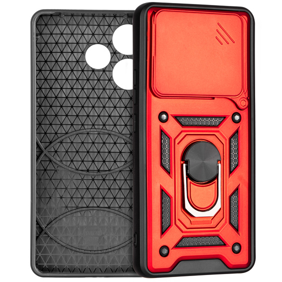 Pouzdro pro Oppo A5 Pro 5G, CamShield Slide, červené
