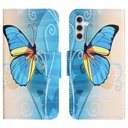 Klopové pouzdro pro Samsung Galaxy M15 5G, Wallet, Butterfly