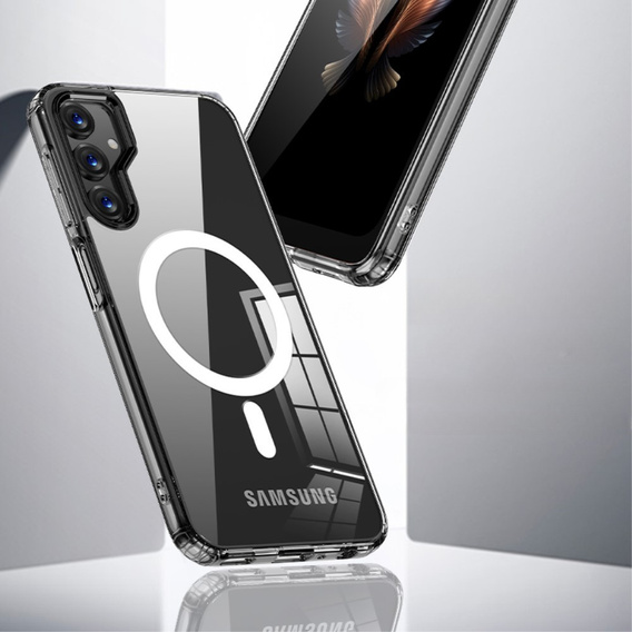 Pouzdro pro Samsung Galaxy A35 5G, Fusion Hybrid, pro MagSafe, průhledné