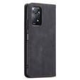 Pouzdro CASEME pro Xiaomi Redmi Note 11 Pro 4G/5G, Leather Wallet Case, černé