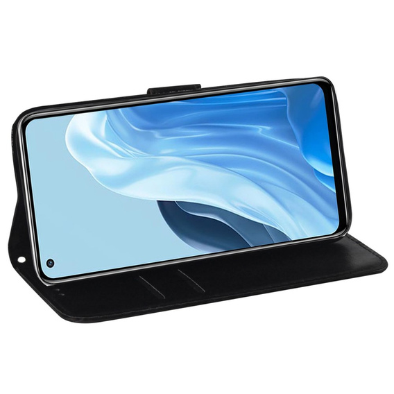 Klopové pouzdro pro Oppo A17, Wallet mandala, fialové