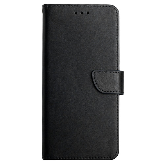 Flipové pouzdro Split Leather Wallet pro Samsung Galaxy A25 5G, Split Leather Wallet, černé