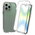Pouzdro pro iPhone 14 Pro Max, Shockproof, s fólií, průhledné
