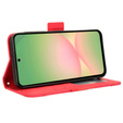 Klopové pouzdro pro Samsung Galaxy A56, Card Slot, červené