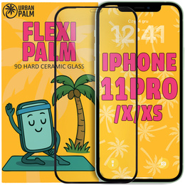 Keramické sklo 9D Flexi Palm pro iPhone X / XS / 11 Pro