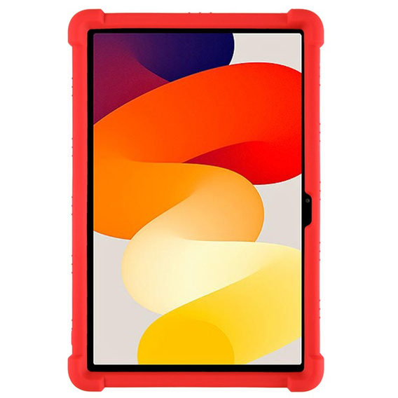 Silikonový obal pro Xiaomi Redmi Pad SE 11", Impact, pancéřovaný, červené