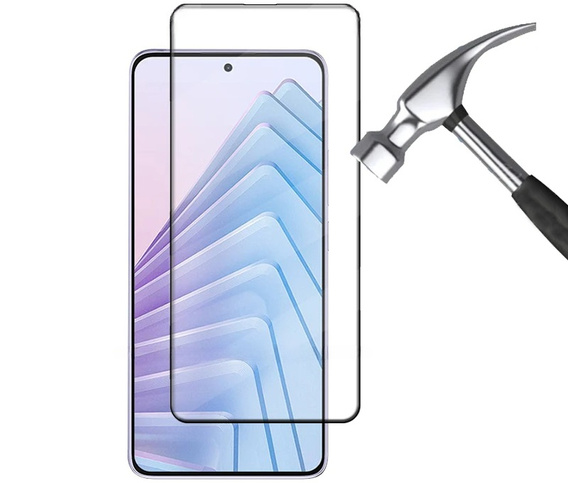 3D tvrzené sklo pro Xiaomi Redmi Note 14 5G, černý rámeček