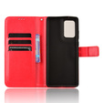 Klopové pouzdro pro Motorola Moto G85, Crazy Horse Wallet, červené