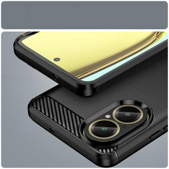 Pouzdro pro Realme C67, Carbon, černé