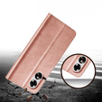 Klopové pouzdro pro Oppo A17, LC.IMEEKE, růžové rose gold
