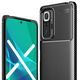 Pouzdro pro Xiaomi Redmi Note 10 Pro, Carbon Gel, černé