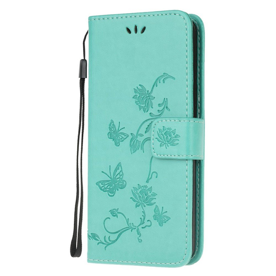Klopové pouzdro pro Motorola Moto G30 / G10, Butterfly, modré