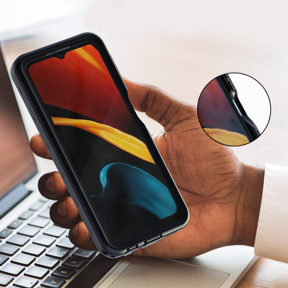 Vodotěsné pouzdro IP68 pro Samsung Galaxy A13 4G, SHELLBOX, černé