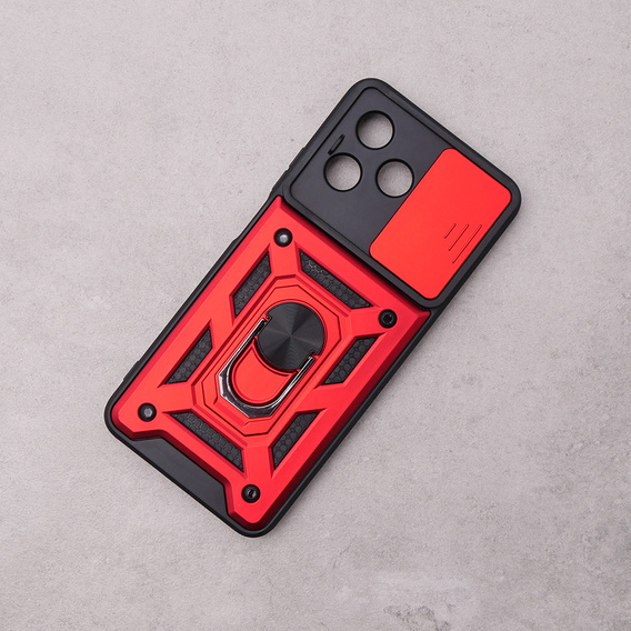 Pouzdro pro Oppo A98 5G, CamShield Slide, červené