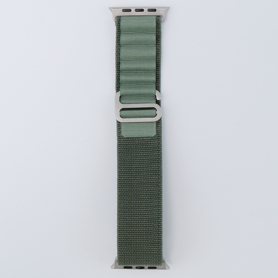 Nylonový řemínek pro Apple Watch 1/2/3/4/5/6/7/8/SE/ULTRA 42/44/45/49 mm, zelený