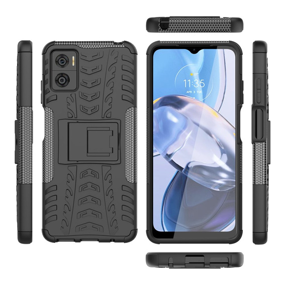 Pouzdro pro Motorola Moto E22 / E22i, Tire Armor, černé