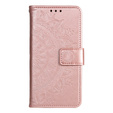 Klopové pouzdro pro Xiaomi Redmi A3, Mandala, růžové