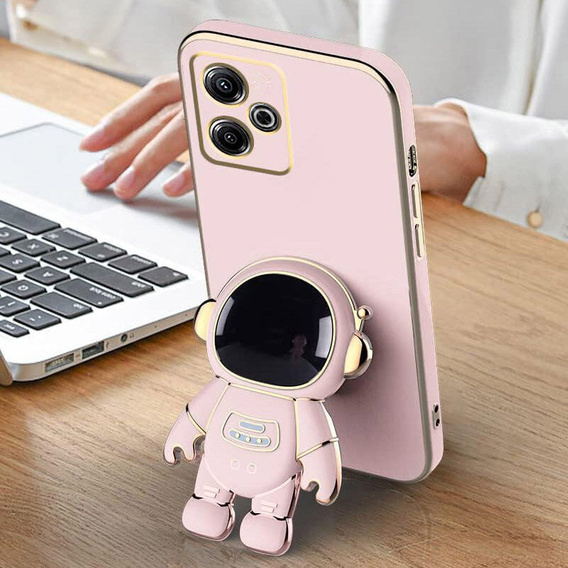 Pouzdro pro Xiaomi Redmi 13, Astronaut, růžové
