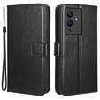 Klopové pouzdro pro Infinix Note 12 5G, Crazy Horse Wallet, černé