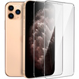 2x tvrzené sklo pro iPhone 11 Pro Max, ERBORD 9H Hard Glass na displeji