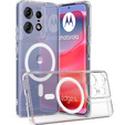 Pouzdro pro Motorola Edge 50 Pro, Fusion Hybrid, pro MagSafe, průhledné