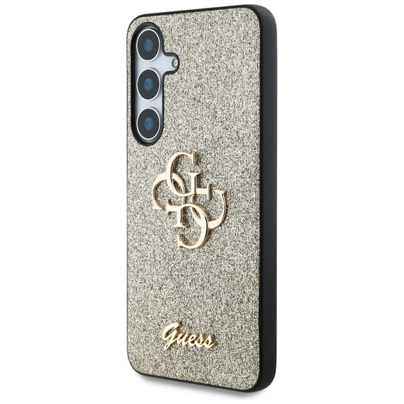 Pouzdro GUESS Fixed Glitter Big 4G Logo pro Samsung Galaxy S25