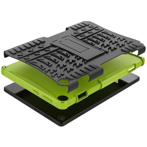 Pouzdro pro Lenovo Tab M10 10.1 Gen 3, Tire Armor, černá / zelená