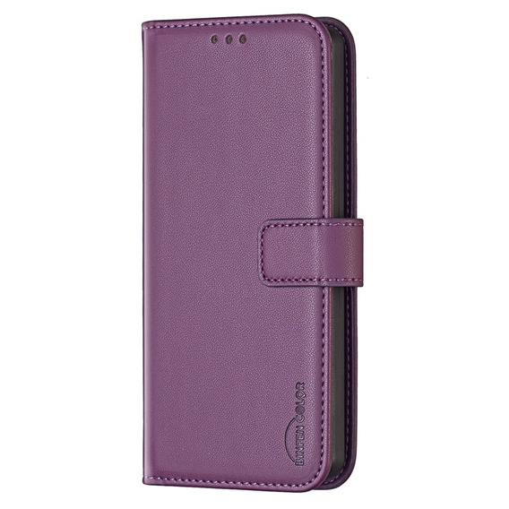 Klopové pouzdro pro Samsung Galaxy A55 5G,BINFEN Wallet, fialové