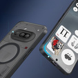 Pouzdro pro Nothing Phone 3A, pro MagSafe, ERBORD Matt Case, černý