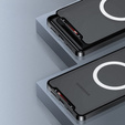 Ochranné pouzdro na fotoaparát pro Samsung Galaxy S23, CamShield MagSafe, transparentní / černé