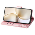 Klopové pouzdro pro Realme 14 Pro 5G, Butterfly, růžové rose gold