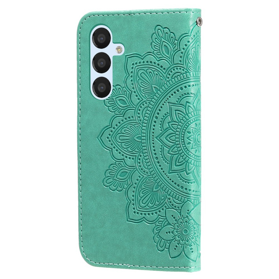 Klopové pouzdro pro Samsung Galaxy A54 5G, Mandala Flower, zelené