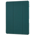 Pouzdro pro iPad 10.2 2021 / 2020 / 2019, Smartcase Hybrid, se slotem na stylus, tmavě zelené