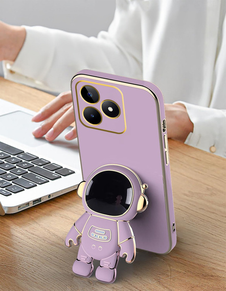 Pouzdro pro Realme Note 50, Astronaut, fialové