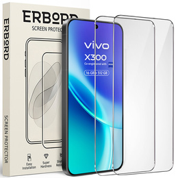 2x tvrzené sklo ERBORD 9H Hard Glass pro Vivo X300