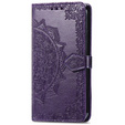Klopové pouzdro pro Oppo A98 5G, Mandala, fialové