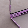 Magnetické pouzdro Dual Glass MagSafe pro Samsung Galaxy S22 Ultra, fialové